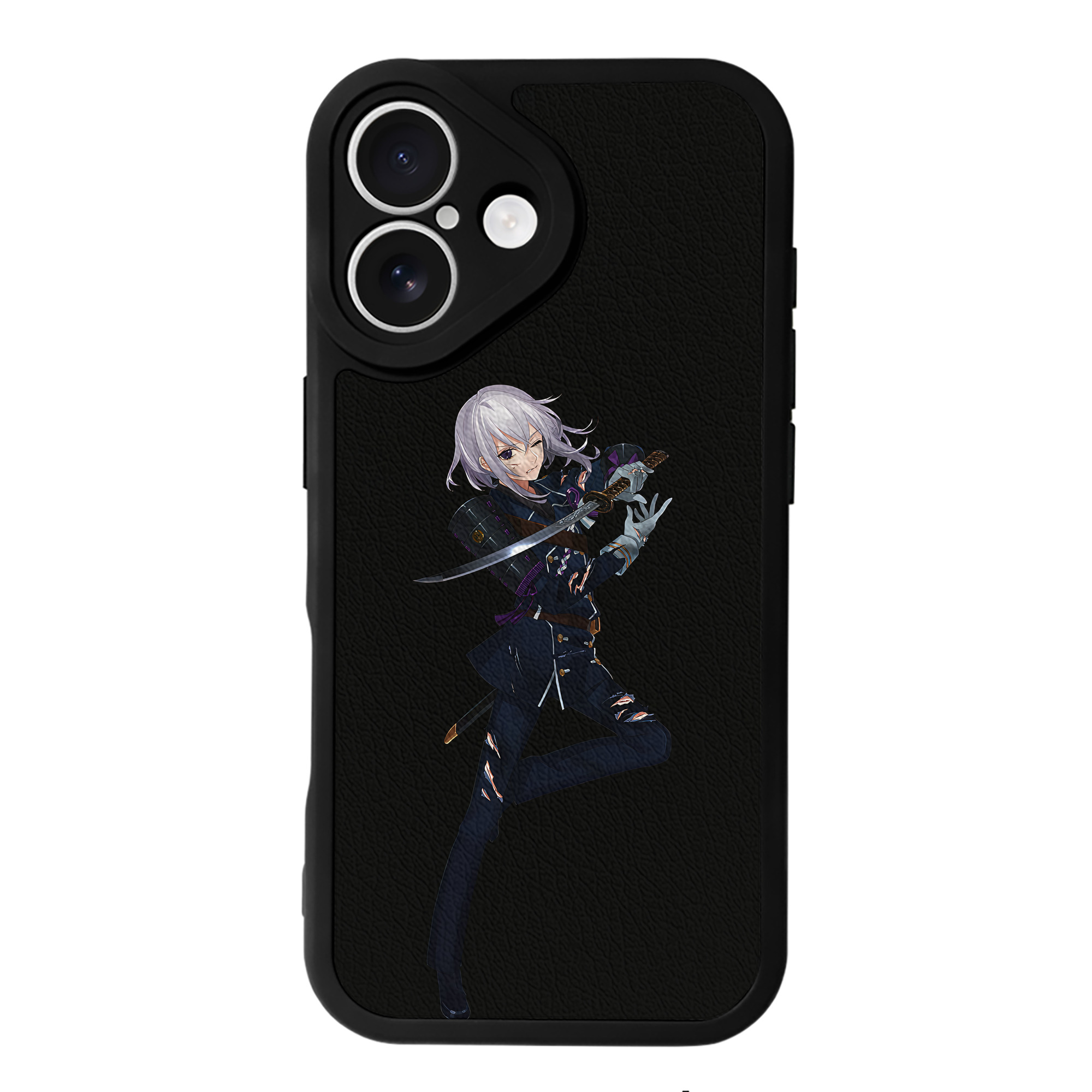 （画像用） 刀剣乱舞 Touken Ranbu 【iPhone 16シリーズ対応】シリコンスマホケース（レザー調） 材質：シリコン